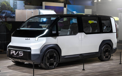 Al Salone di Parigi debutto europeo per il concept Kia PV5