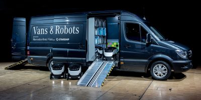 Mercedes-Benz Vans e i robot per le consegne a domicilio