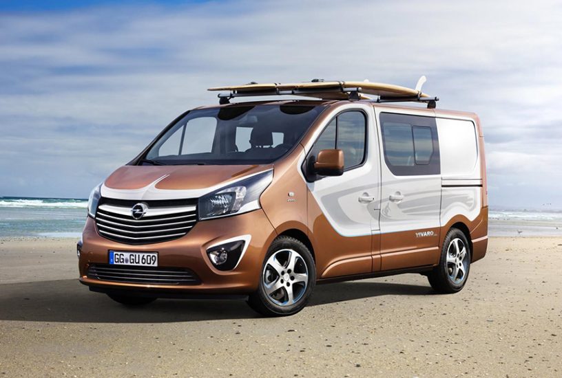opel vivaro surf concept tre quarti anteriore