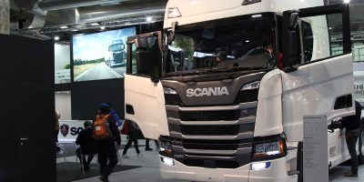 Lo stand Scania al Transpotec 2017